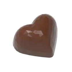 Chocolate Mould; Heart Facet